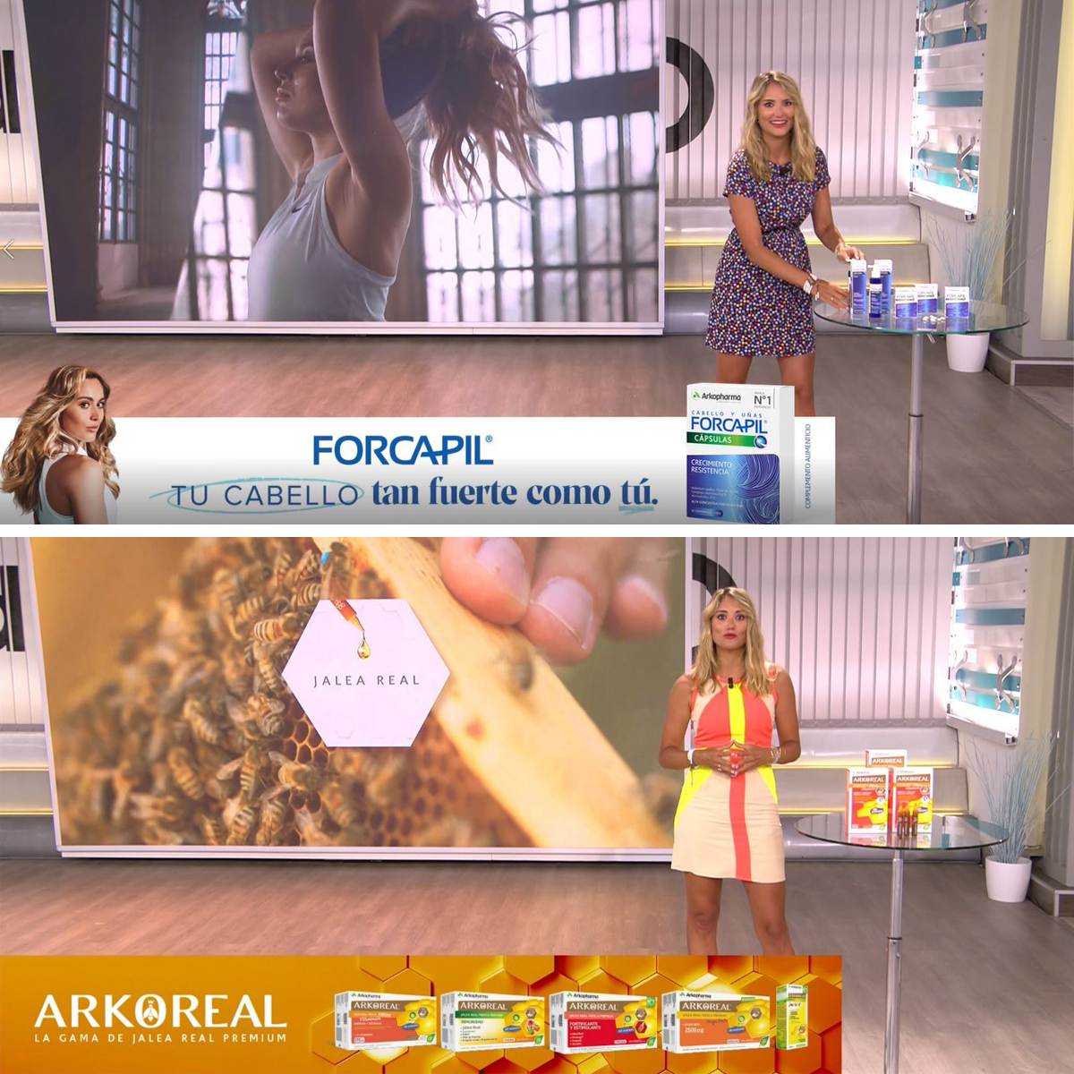 ¡Forcapil® y Arkoreal®, llegan a la televisión!